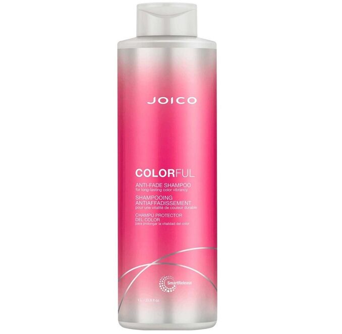 Шампунь для стійкості кольору фарбованого волосся, 1000мл Anti-Fade Shampoo ColorFul JOICO