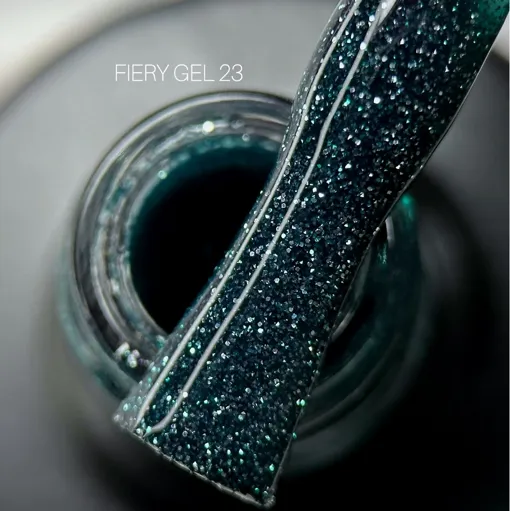 Гель-лак світловідбиваючий, 10 мл №23 Fiery Gel Polish SAGA Professional