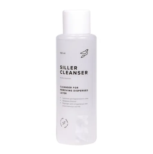Рідина для зняття липкого шару, 100 мл Cleanser SILLER Professional
