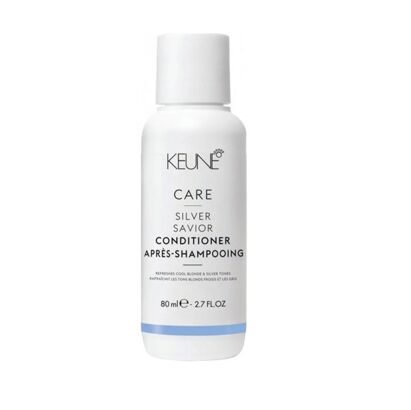 Кондиціонер 80мл "Срібний блиск" для нейтралізації жовтизни Silver Savior Conditioner Care Line KEUNE