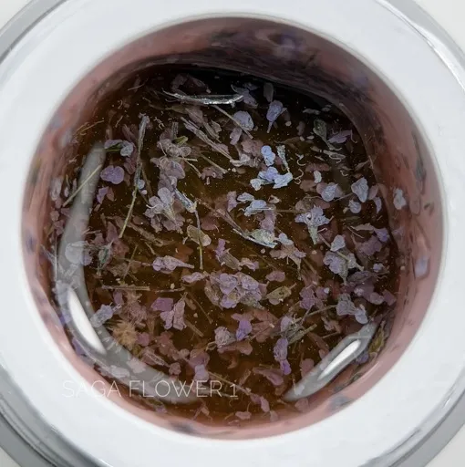 Гель із сухоцвітами, 5 мл №01 Flower Fairy Gel SAGA Professional