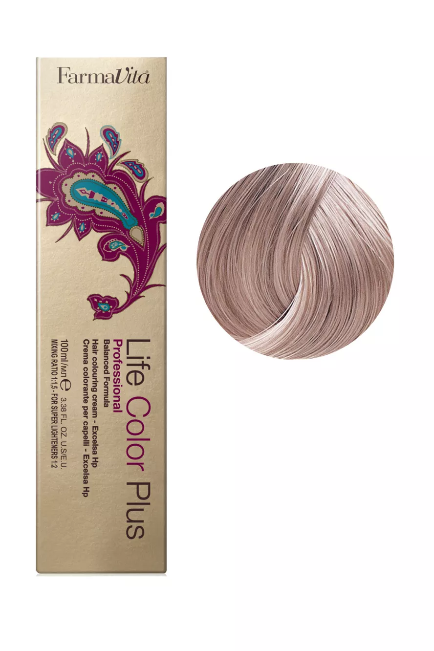 10/26 платиновий блондин червоний ірис Фарба для волосся 100 мл.Life Color Plus FarmaVita
