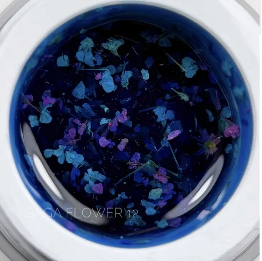 Гель із сухоцвітами, 5 мл №12 Flower Fairy Gel SAGA Professional