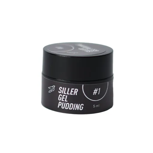 Гель-лак твердий, 5 мл №1 Black Pudding Gel Polish SILLER Proffesional