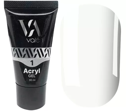 VALERI Acryl Gel Акрил-гель 30 мл №01 Білий