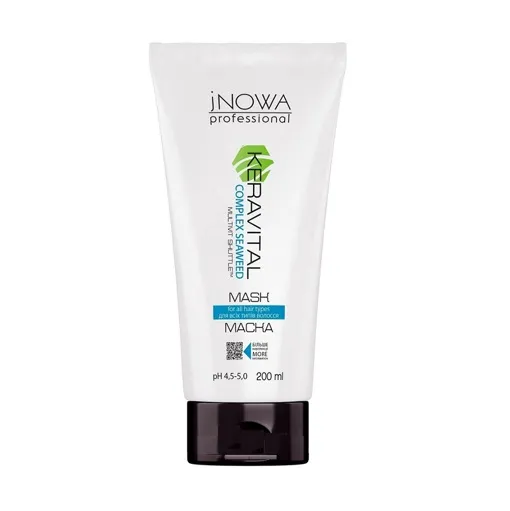 Маска  для всіх типів волосся з водоростями 200мл Seaweed Complex Mask KERAVITAL JNOWA Professional