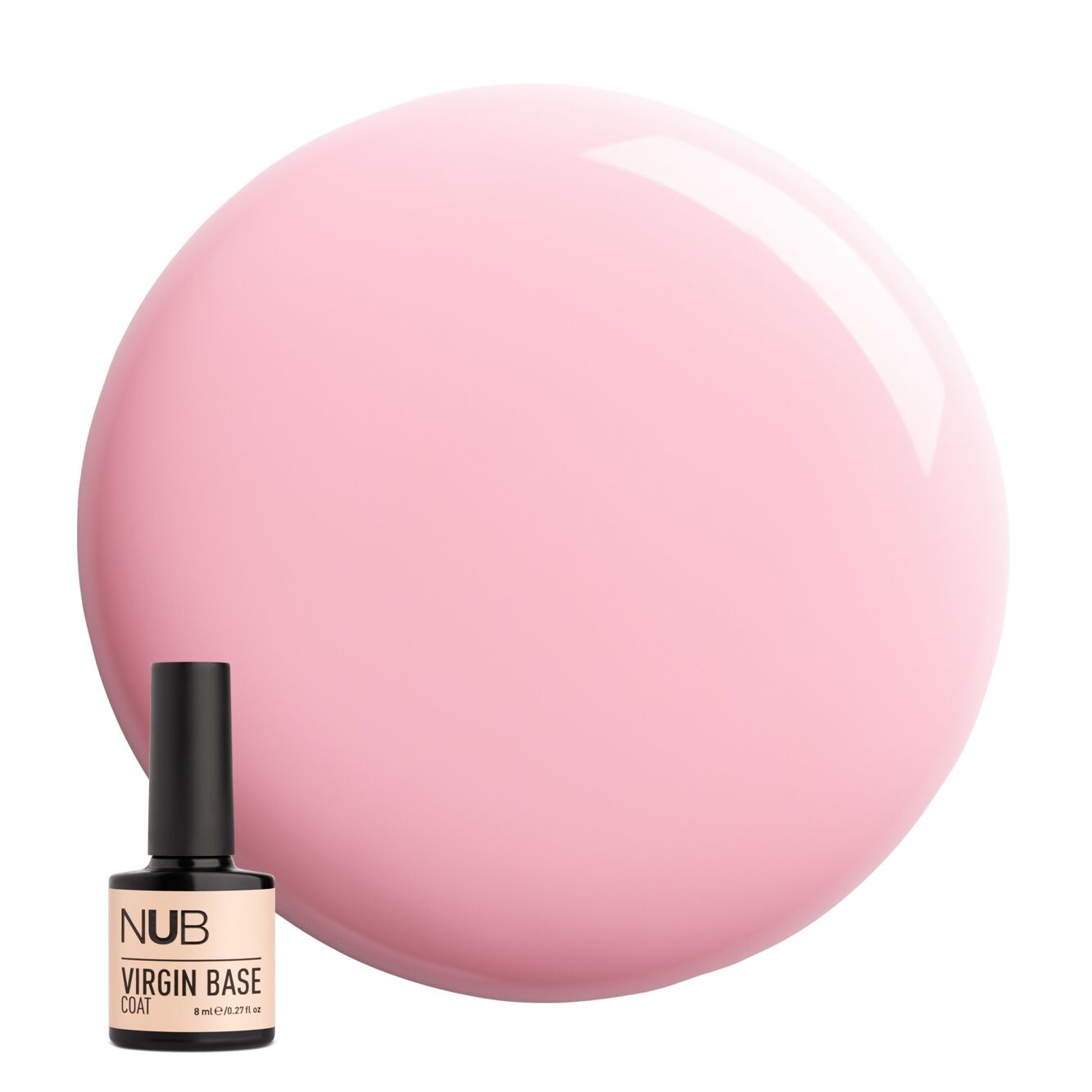 NUB VIRGIN Base Основа камуфлююча каучукова під гель-лак 8мл №05