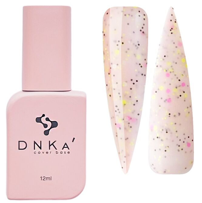 DNKa Cover  Base  Основа камуфляжна для гель-лаку 12мл  №61 Confetty 