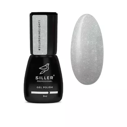Гель-лак світловідбиваючий, 8 мл №01 Shine Ligh Gel Polish SILLER Professional