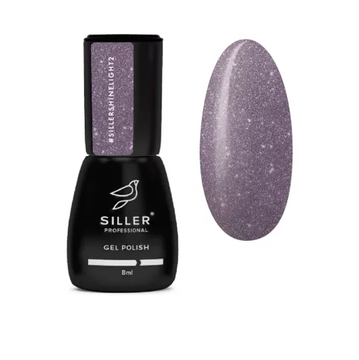Гель-лак світловідбиваючий, 8 мл №02 Shine Ligh Gel Polish SILLER Professional