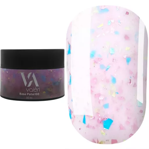 VALERI Potal  Base  Основа камуфлююча для гель-лаку 30мл №60