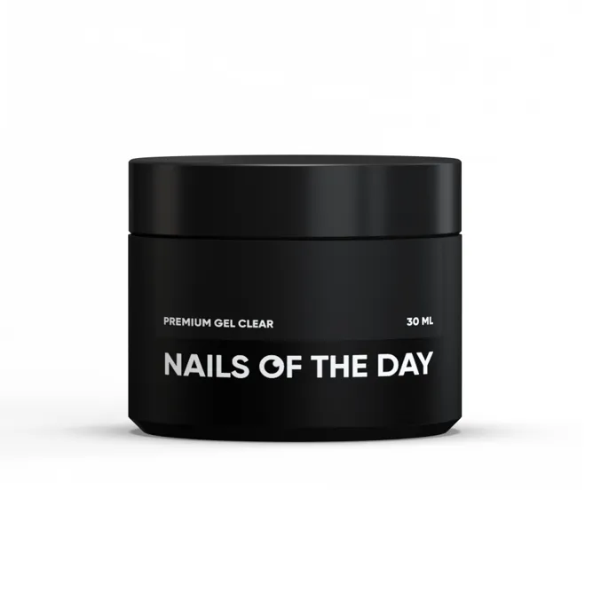 Гель будівельний для нарощування нігтів, 30 мл CLEAR Колір: Прозорий Premium Gel NAILSOFTHEDAY