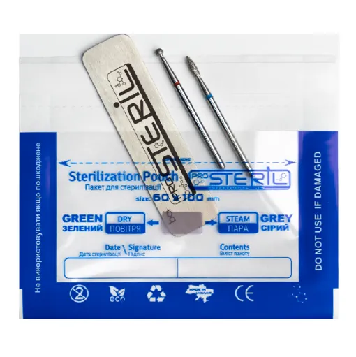 Крафт-пакет для стерилізації, розмір: 60*100, колір: Комбіновані прозорі, 100 шт ProSteril 