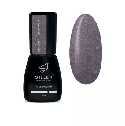 Гель-лак світловідбиваючий з поталлю, 8 мл  №01 Shine Light Potal Gel Polish SILLER Professional