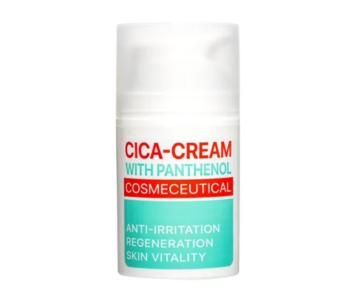 Крем з пантенолом для відновлення шкіри обличчя CICA-CREAM WITH PANTENOL, 50 мл KODI Professional 