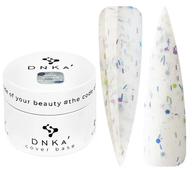 DNKa Cover  Base  Основа камуфляжна для гель-лаку 30мл  №55 Favourite