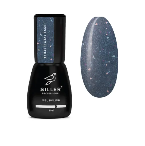 Основа світловідбиваюча з поталлю, 8 мл №03 Shine Light Potal Base SILLER Professional