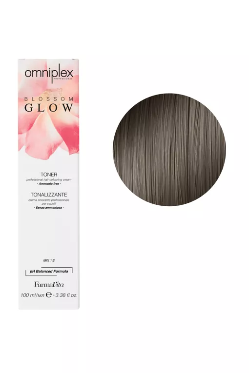 6/12 темний блондин попелясто-перламутровий 100 мл BLOSSOM GLOW Toner  Omniplex FarmaVita