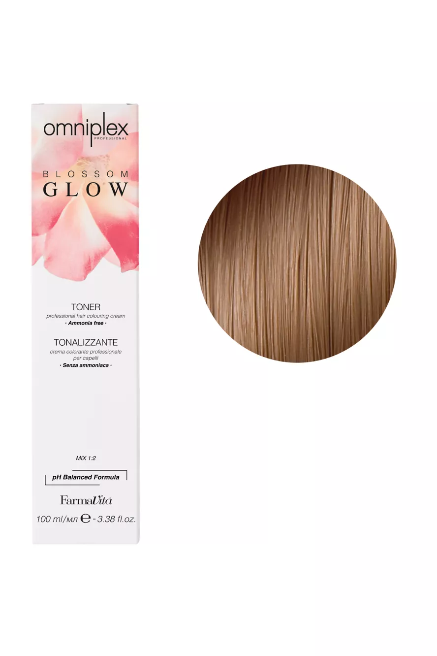 9/82 дуже світлий блондин коричнево перлинний  100 мл BLOSSOM GLOW Toner  Omniplex FarmaVita