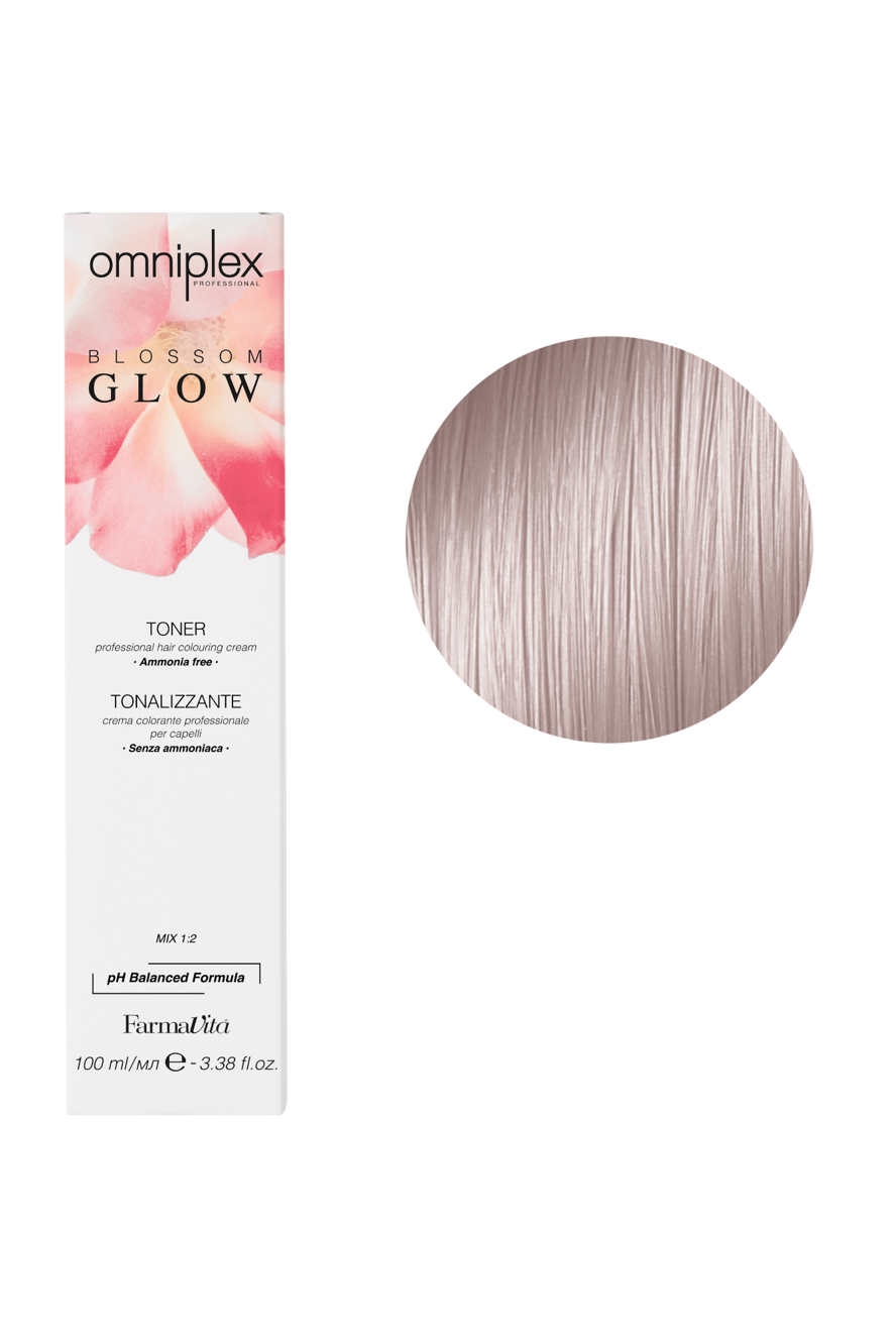 10/21 платиновий блондин  перламутрово-попелястий 100 мл BLOSSOM GLOW Toner  Omniplex FarmaVita