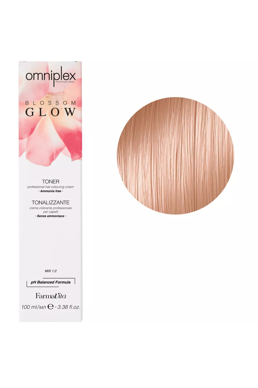 10/43 перламутрово-мідний,золотистий блондин 100 мл BLOSSOM GLOW Toner  Omniplex FarmaVita