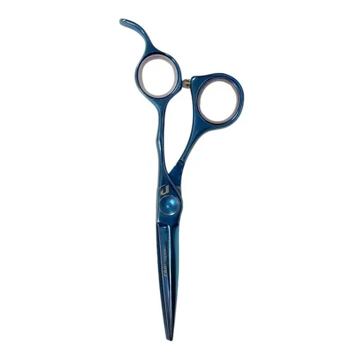 Ножиці перукарські прямі (сині) JS15 5.5 PROLine