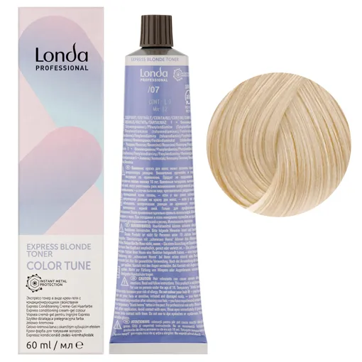 /07 натурально-коричневий Експрес-тонер для тонування блонду, 60 мл Express Blonde Toner COLOR TUNE Londa Professional