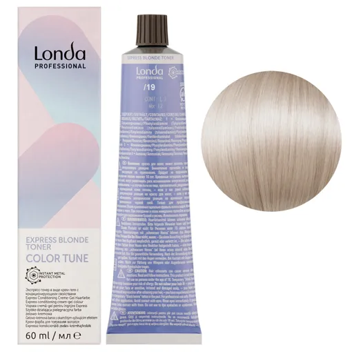/19 попелястий сандре Експрес-тонер для тонування блонду, 60 мл Express Blonde Toner COLOR TUNE Londa Professional