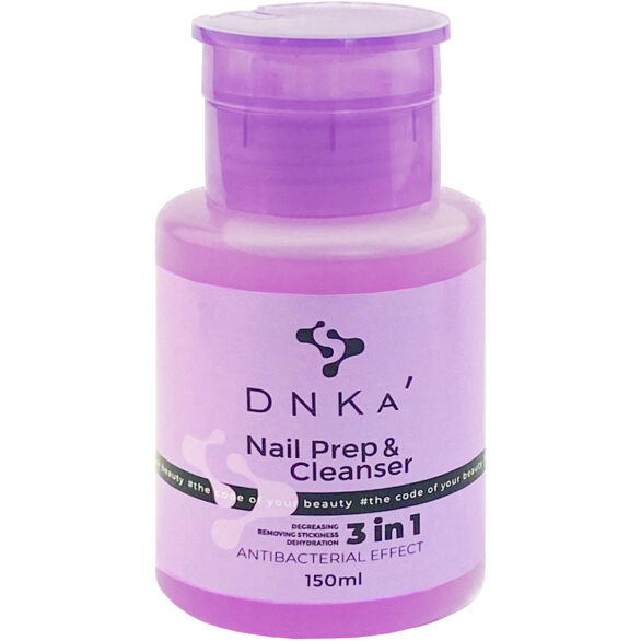 DNKa Nail Prep &amp; Cleaniser Засіб для знежирення, видалення липкості, дегідрування 3в1 (помпа) 150мл