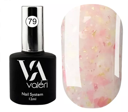 VALERI Flakes  Base  Основа камуфлююча для гель-лаку 12мл №79