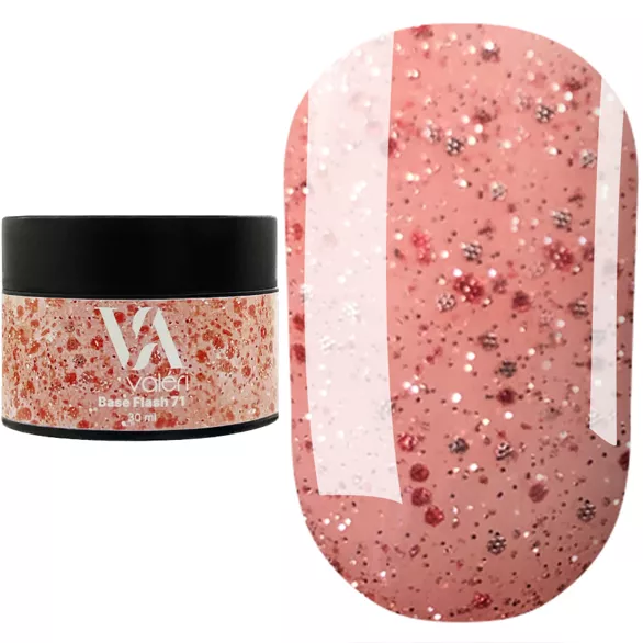 VALERI Flash  Base  Основа камуфлююча для гель-лаку 30мл №71