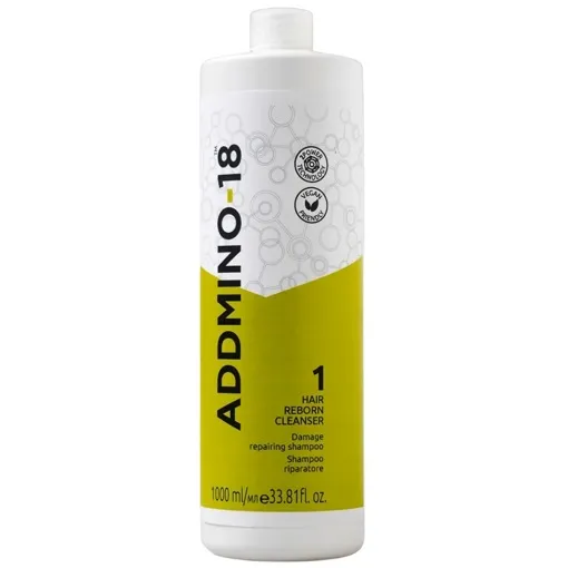 Шампунь відновлювальний для пошкодженого волосся, 1000 мл "1" Hair Reborn Cleanser ADDMINO-18 Nouvelle