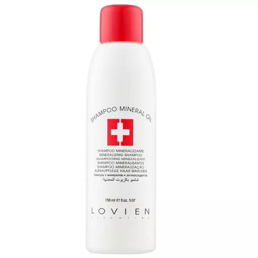 Шампунь для сухого та пошкодженого волосся, 150мл Mineralizing Shampoo Mineral Oil LOVIEN Essential