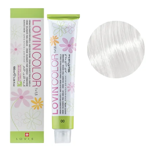 00 Стійка крем-фарба для волосся, 100мл  Hair color cream Lovin Color LOVIEN Essential