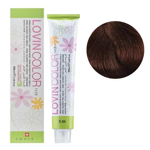 5/84 Стійка крем-фарба для волосся, 100мл  Hair color cream Lovin Color LOVIEN Essential