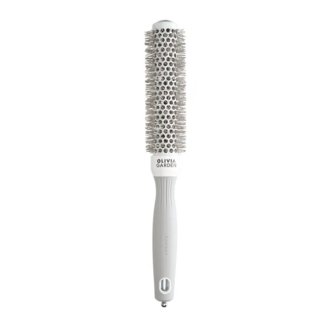 Браш D=25 EXPERT BLOWOUT SPEED Wavy Bristles White&amp;Grey ID2024 Olivia Garden