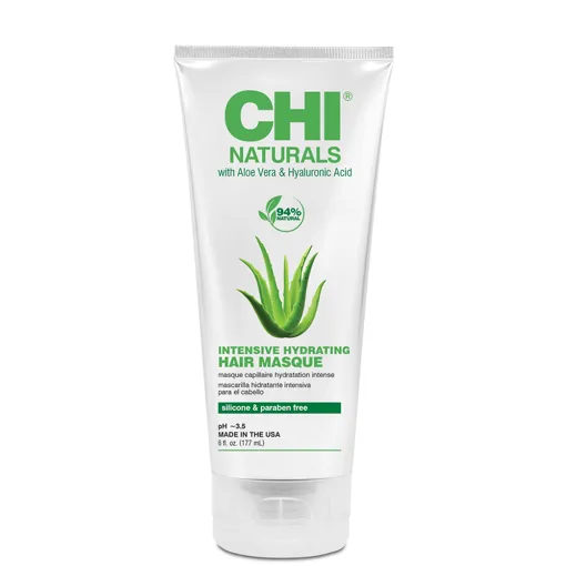 Маска зволожувальна для волосся з алоє вера та гіалуроновою кислотою, 177 мл Intensive Hydrating Hair Masque Naturals with Aloe Vera CHI