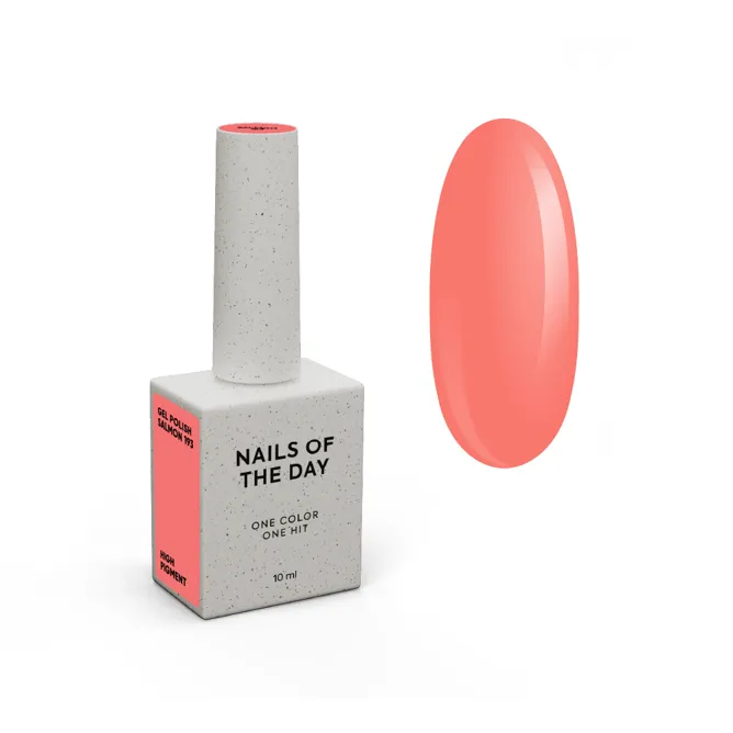 Гель-лак, 10 мл Let`s spesial SALMON Gel Polish NAILSOFTHEDAY 