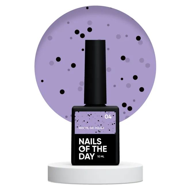 Гель-лак з крапочками, 10 мл №04 MiDots Gel Polish NAILSOFTHEDAY 