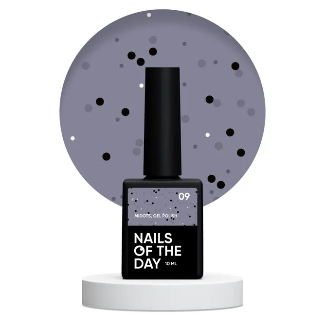 Гель-лак з крапочками, 10 мл №09 MiDots Gel Polish NAILSOFTHEDAY 