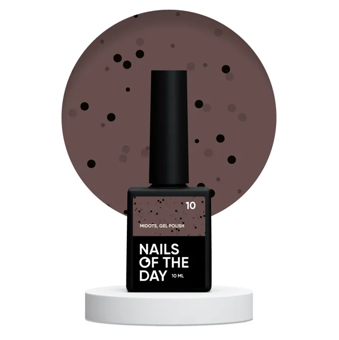 Гель-лак з крапочками, 10 мл №10 MiDots Gel Polish NAILSOFTHEDAY 