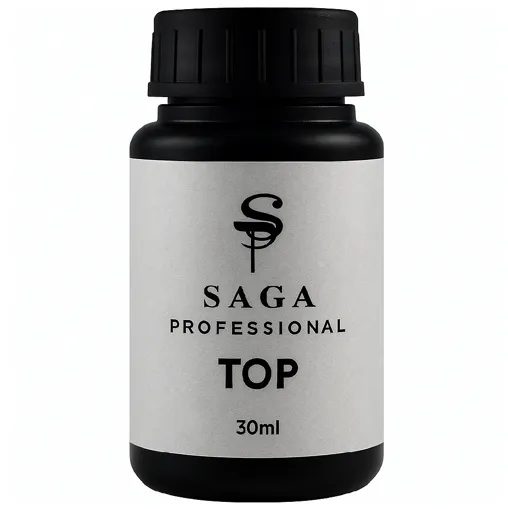 Топ без липкого шару без UV фільтра, 30 мл Titanium Top SAGA Professional 