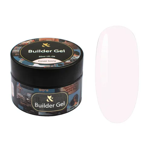 F.O.X  Builder gel Cover 30мл Ivory