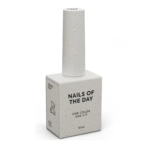 Топ матовий плюшевий з липким шаром, без UV&ndash;фільтрів, 10 мл TEDDY Matte Top NAILSOFTHEDAY 