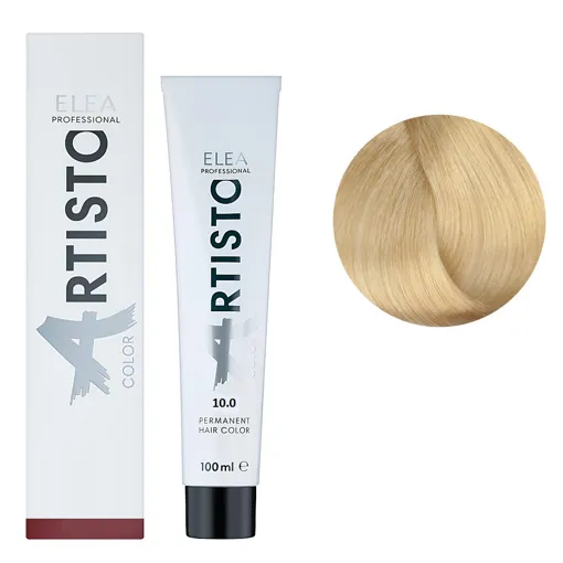 10 Стійка крем-фарба для волосся, 100 мл Permanent Hair Color ARTISTO ELEA Professional