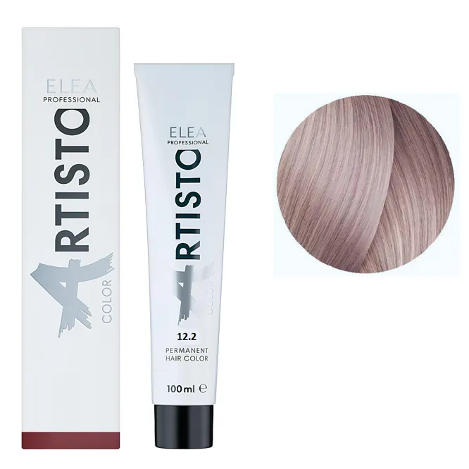 12/2 Стійка крем-фарба для волосся, 100 мл Permanent Hair Color ARTISTO ELEA Professional