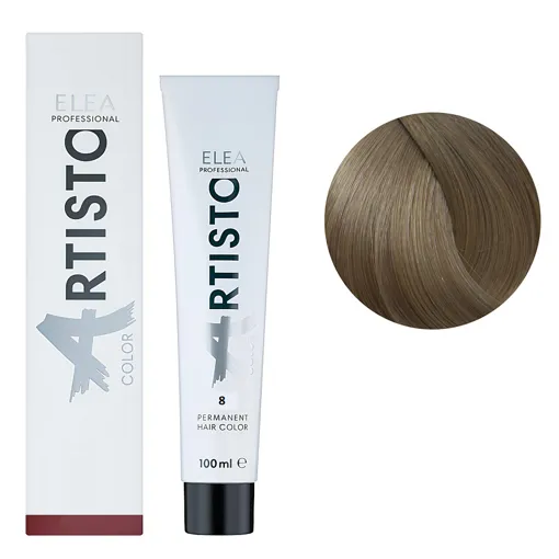 8 Стійка крем-фарба для волосся, 100 мл Permanent Hair Color ARTISTO ELEA Professional