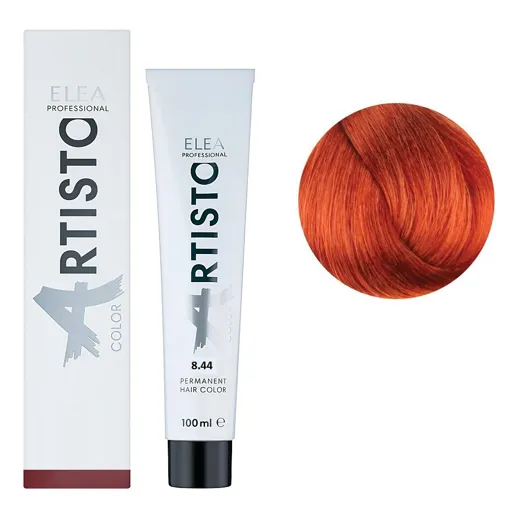 8/44 Стійка крем-фарба для волосся, 100 мл Permanent Hair Color ARTISTO ELEA Professional