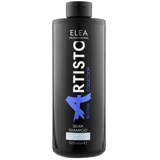 Шампунь тонувальний сріблястий, 1000 мл Silver Shampoo Blond Collection ARTISTO ELEA Professional