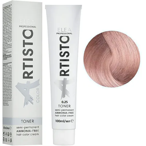 0/25 Безаміачна фарба для волосся, 100 мл Toner Color ARTISTO ELEA Professional